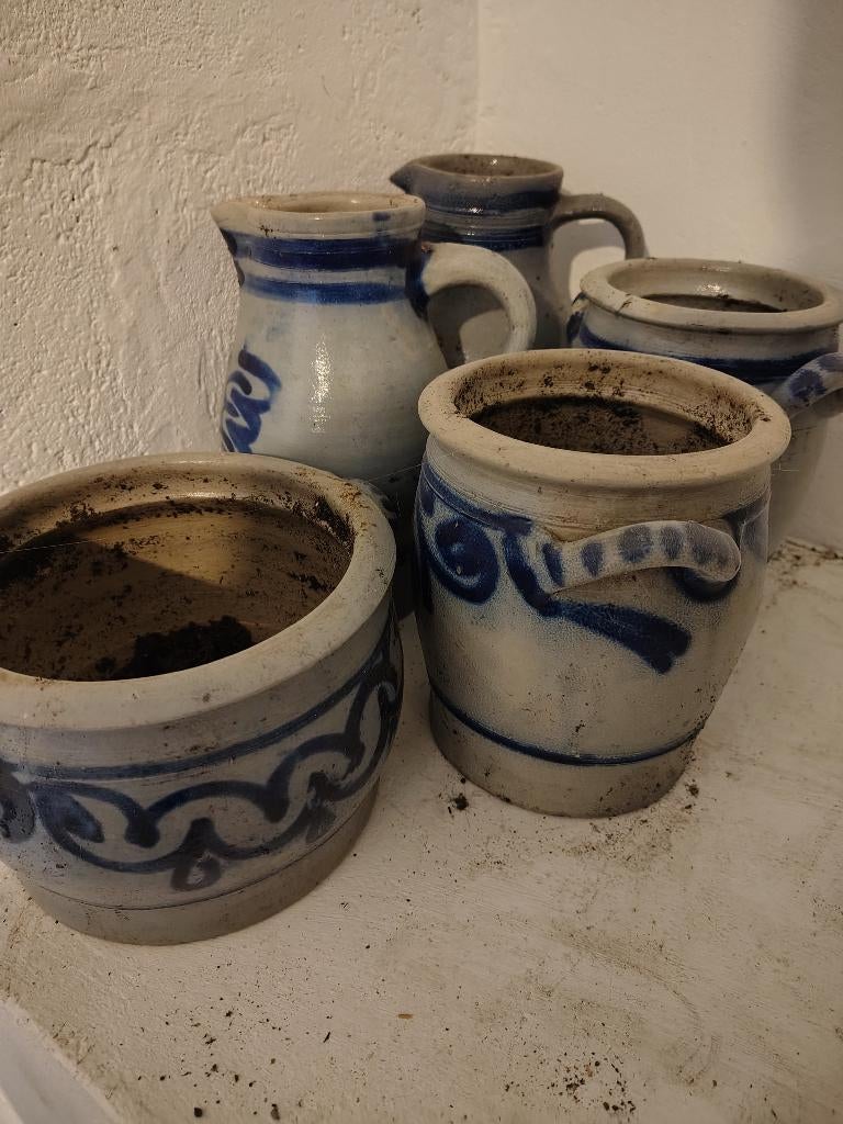Lot de pot en grès, Enlèvement, Comme neuf
