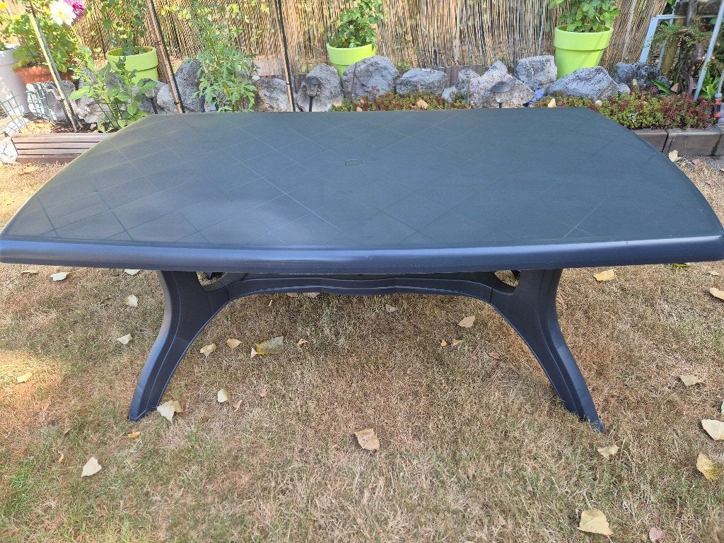 tuintafel, Tuin en Terras, Ophalen, Zo goed als nieuw, Rechthoekig, Kunststof