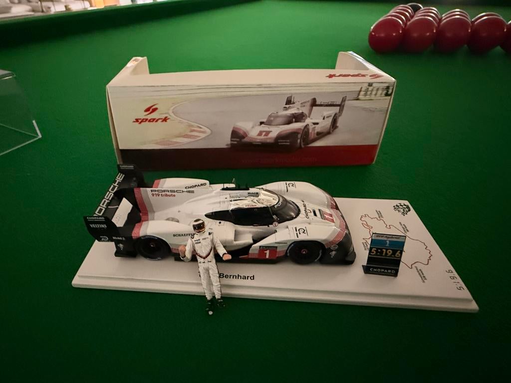 Porsche 919 Hybrid Le Mans 2017 1/43 Spark, Ophalen