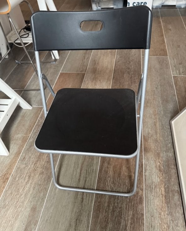 Klapstoelen ikea Gunde, Huis en Inrichting, Stoelen, Ophalen, Kunststof, Twee, Zo goed als nieuw
