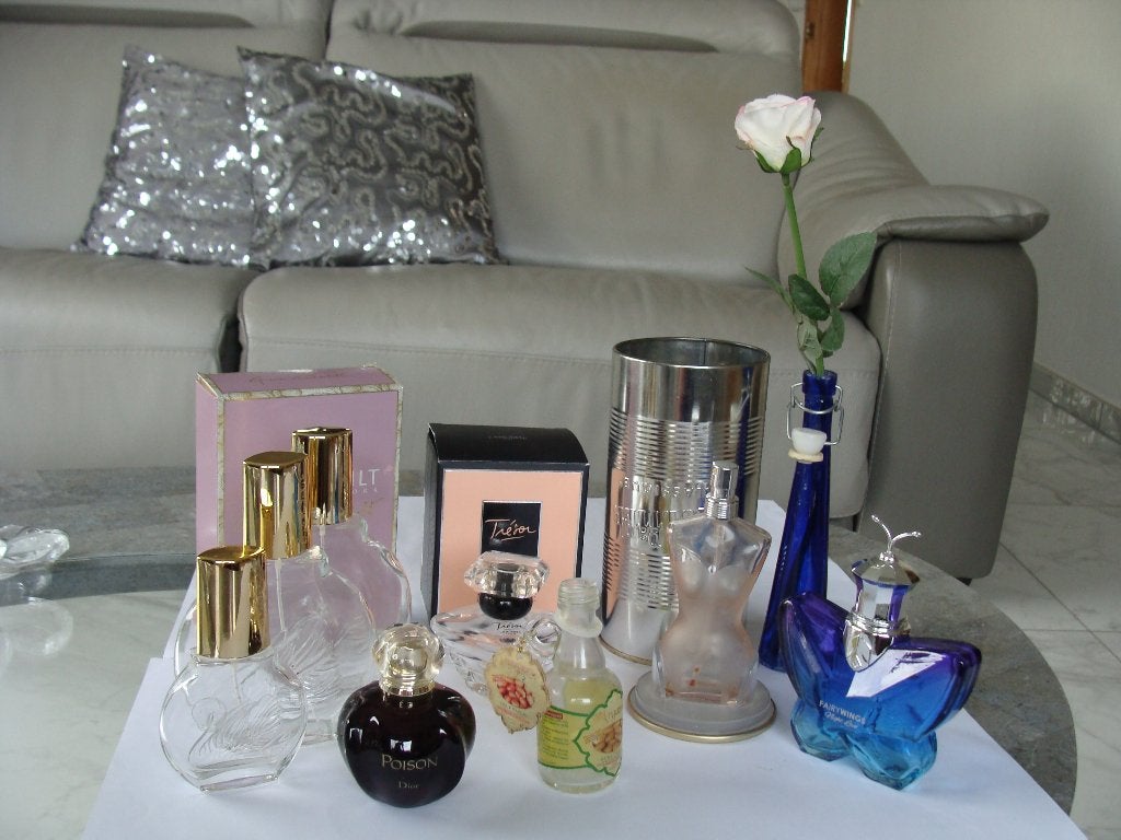 vaporisateur, bouteille parfum vide Jean-Paul Gautier poison, Collections, Enlèvement ou Envoi, Comme neuf, Bouteille de parfum
