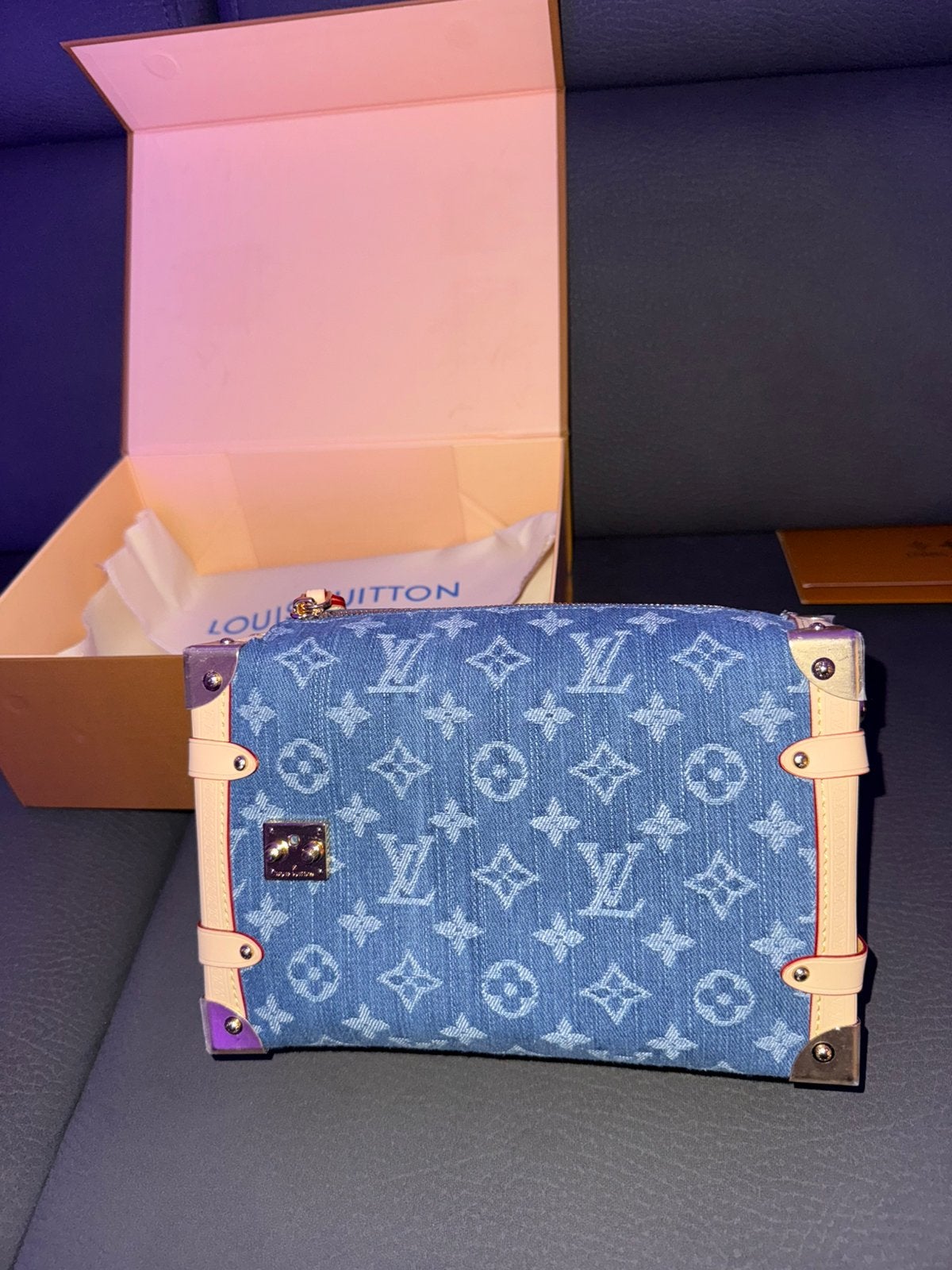 Louis Vuitton tas, Ophalen of Verzenden, Nieuw, Blauw
