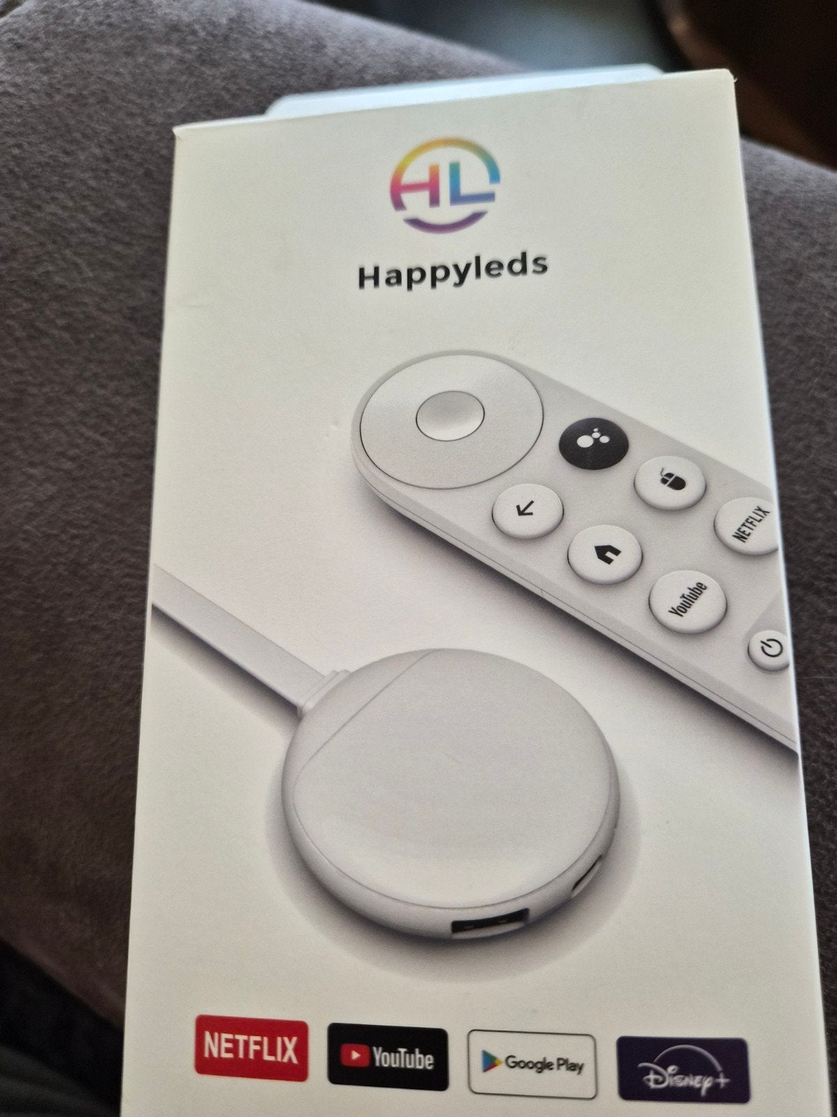 chromecast happyleds, Audio, Tv en Foto, Mediaspelers, Ophalen, Zo goed als nieuw, HDMI