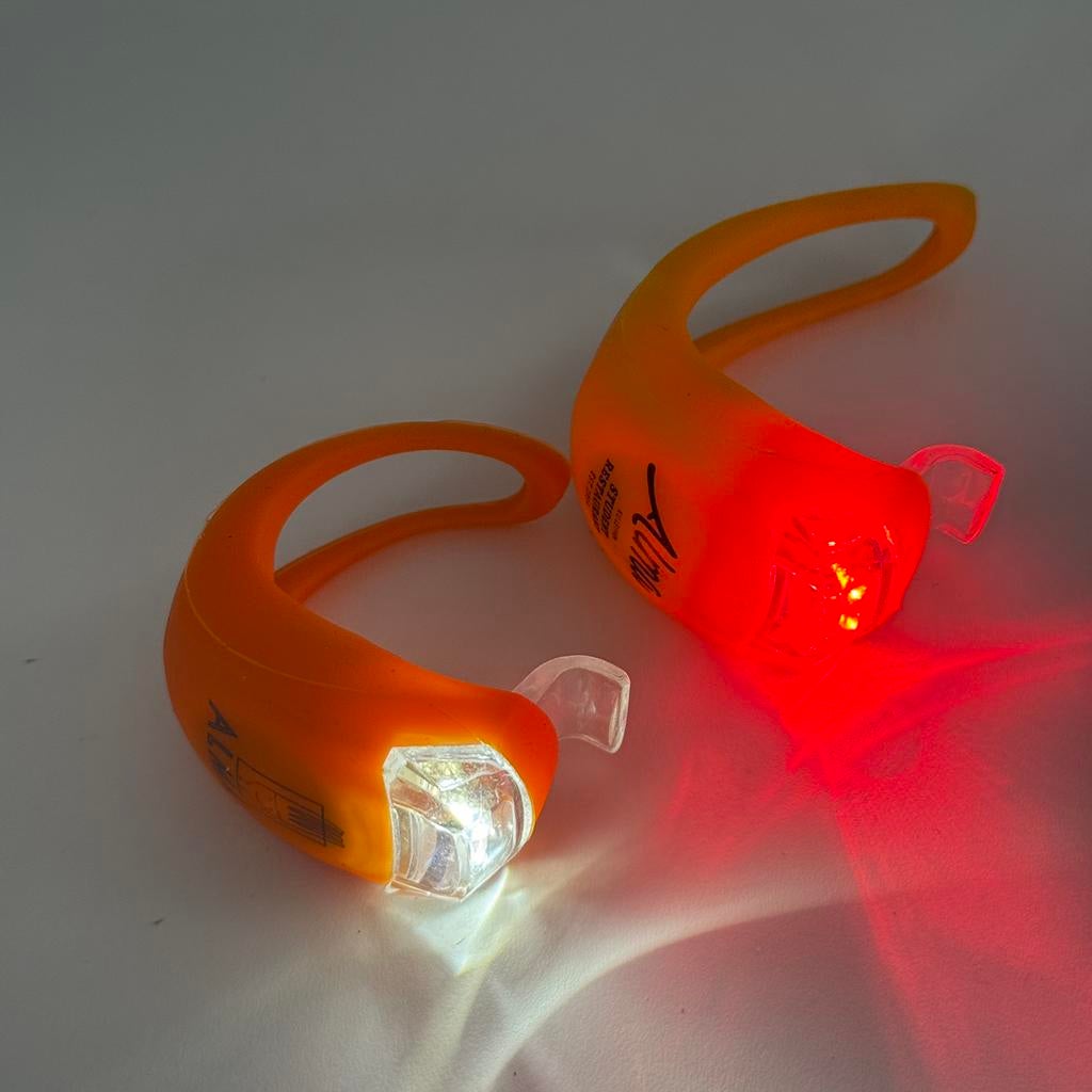 Lampes de vélo alimentées par piles CR2032, Enlèvement, Comme neuf, Batterie, Set d'éclairage