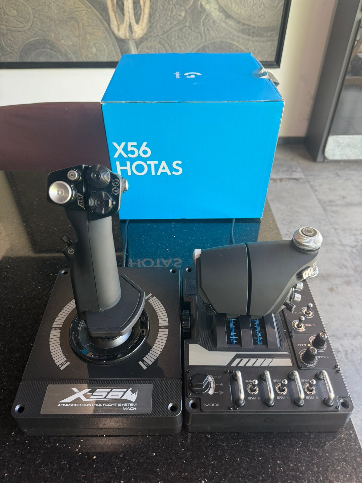 Logitech X56 HOTAS, Ophalen, Zo goed als nieuw