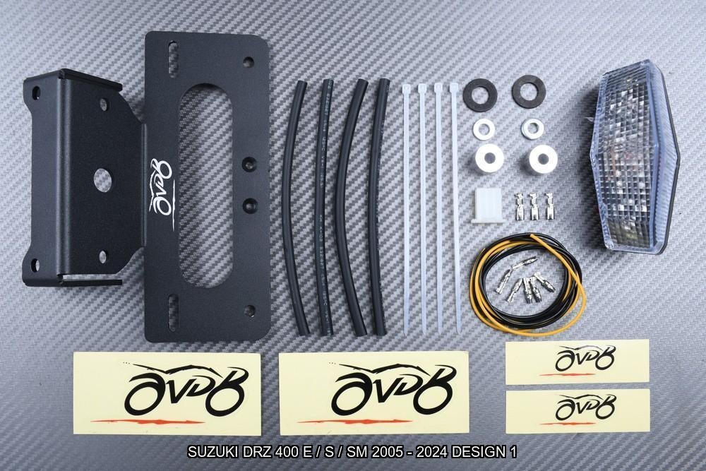 Kentekenplaathouder SUZUKI DRZ 400 E / S / SM 2005 - 2024, Motoren, Ophalen of Verzenden, Nieuw
