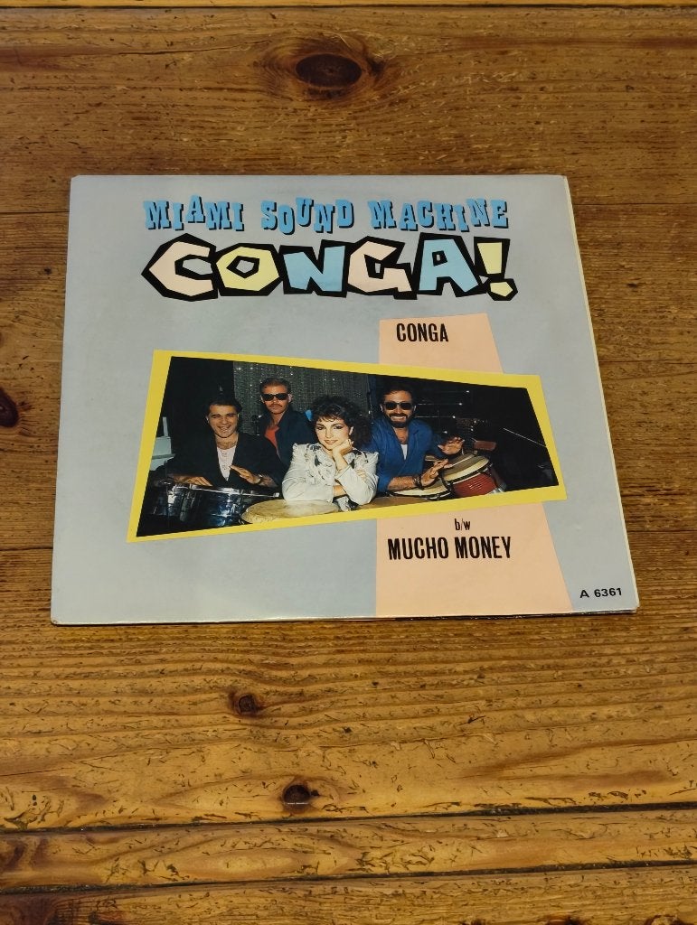 2 Singles van Miami Sound Machine, Latin en Salsa, Gebruikt, 7 inch, Ophalen of Verzenden