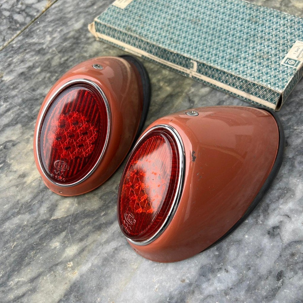 Achterlichtenset voor VW Beetle 56-61, koraalrood L531, Auto diversen, Auto-accessoires, Gebruikt, Ophalen of Verzenden