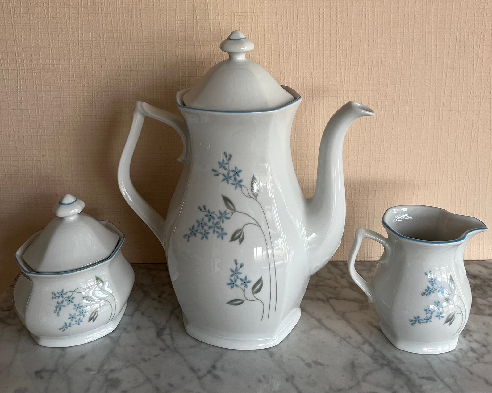 Koffiepot,melkkan,suikerpot Winterling Marktleuthen Bavaria, Antiek en Kunst, Antiek | Servies los, Ophalen