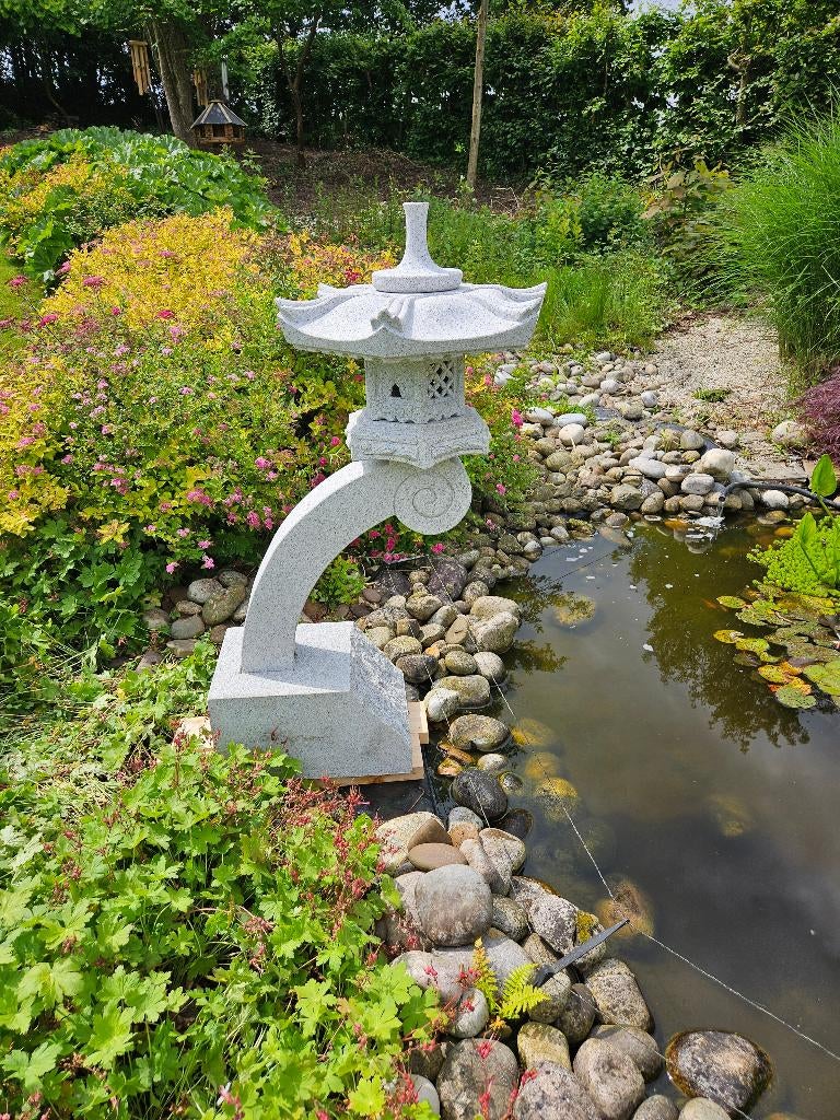 Granietstenen pagode, veel modellen op voorraad, Tuin en Terras, Vijver-toebehoren, Nieuw, Vijverrand, Ophalen