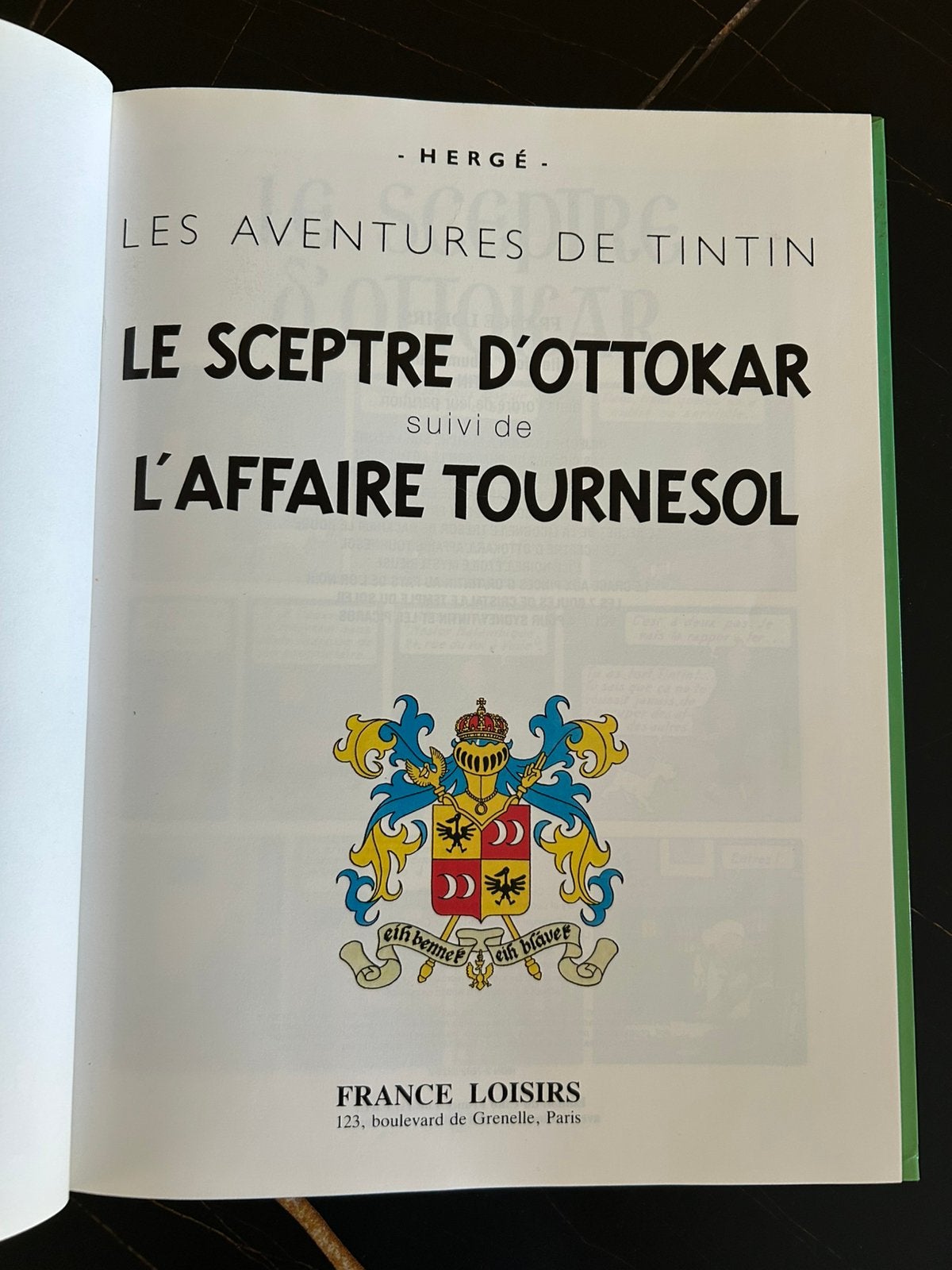Tintin, Album double (Ottokar - Tournesol), Boeken, Meerdere stripboeken, Ophalen of Verzenden, Zo goed als nieuw