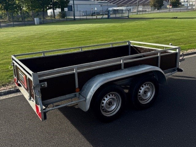 remorque 750 kg doubles essieux bwtrailer en bon état, Enlèvement, Utilisé