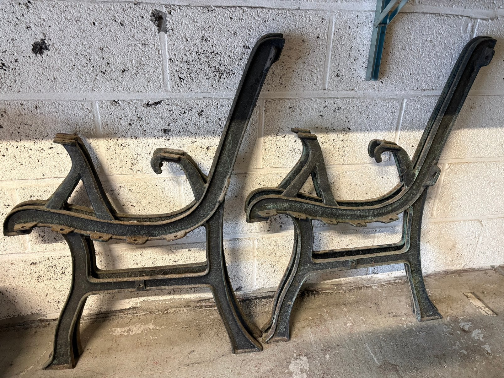 Support de banc fer forgé, Maison & Meubles, Enlèvement, Comme neuf