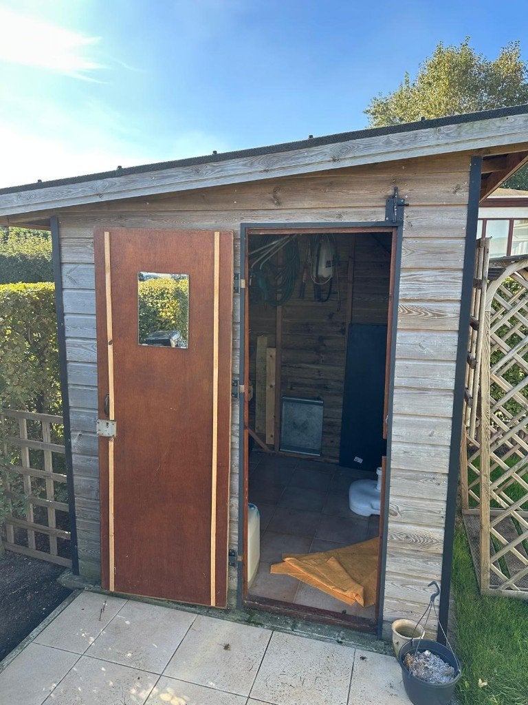 Maison de jardin, Jardin & Terrasse, 200 à 400 cm, Enlèvement, Utilisé, Abri de jardin