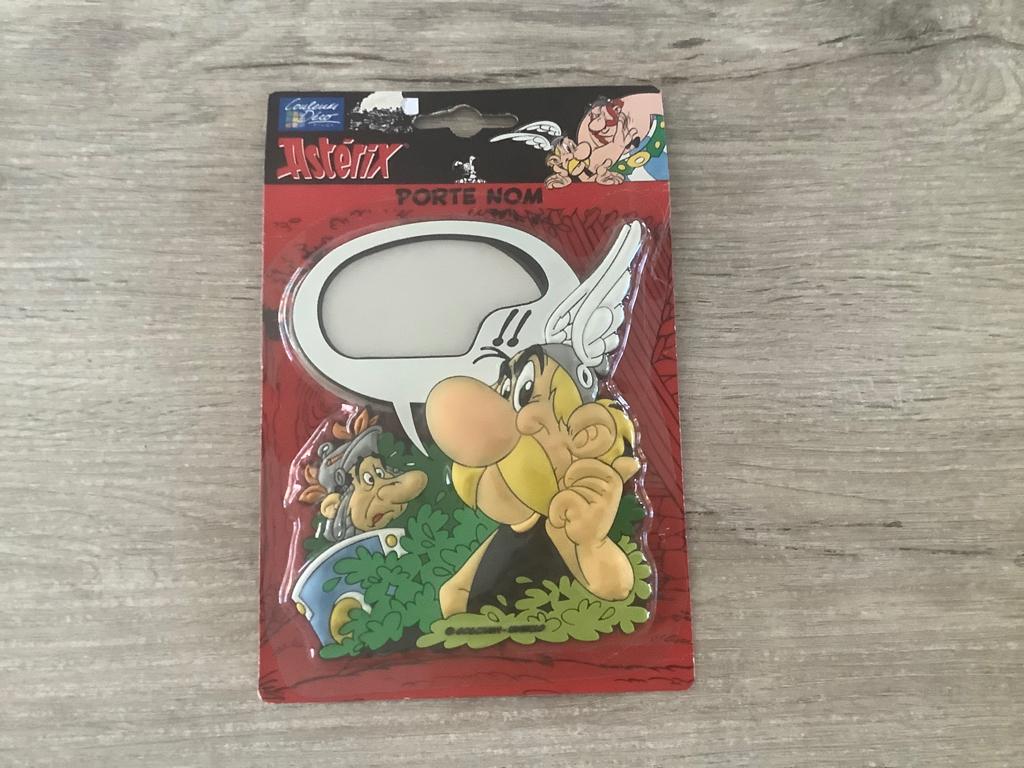 Plaque signalétique Astrix & Obelix (nouvelle) (13 cm), Collections, Personnages de BD, Enlèvement ou Envoi, Astérix et Obélix