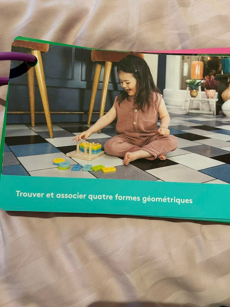 De stapelpuzzel met geometrische vormen, Ophalen, Zo goed als nieuw