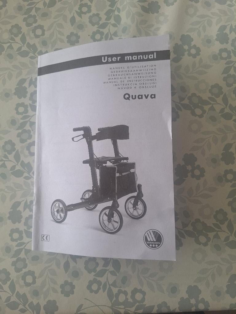 Rollator Quava, Ophalen, Opvouwbaar, Zo goed als nieuw