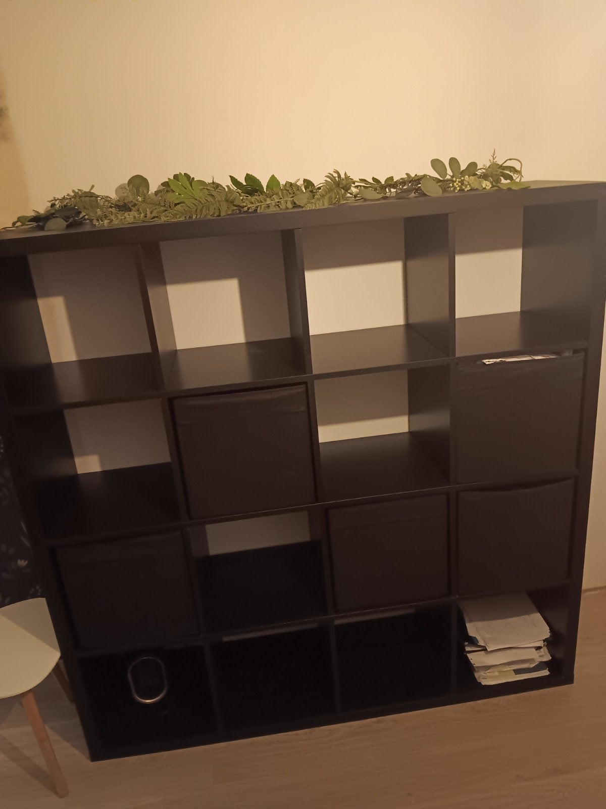 Ikea kubus kast zwart, Ophalen, Gebruikt, 100 tot 150 cm, Minder dan 150 cm