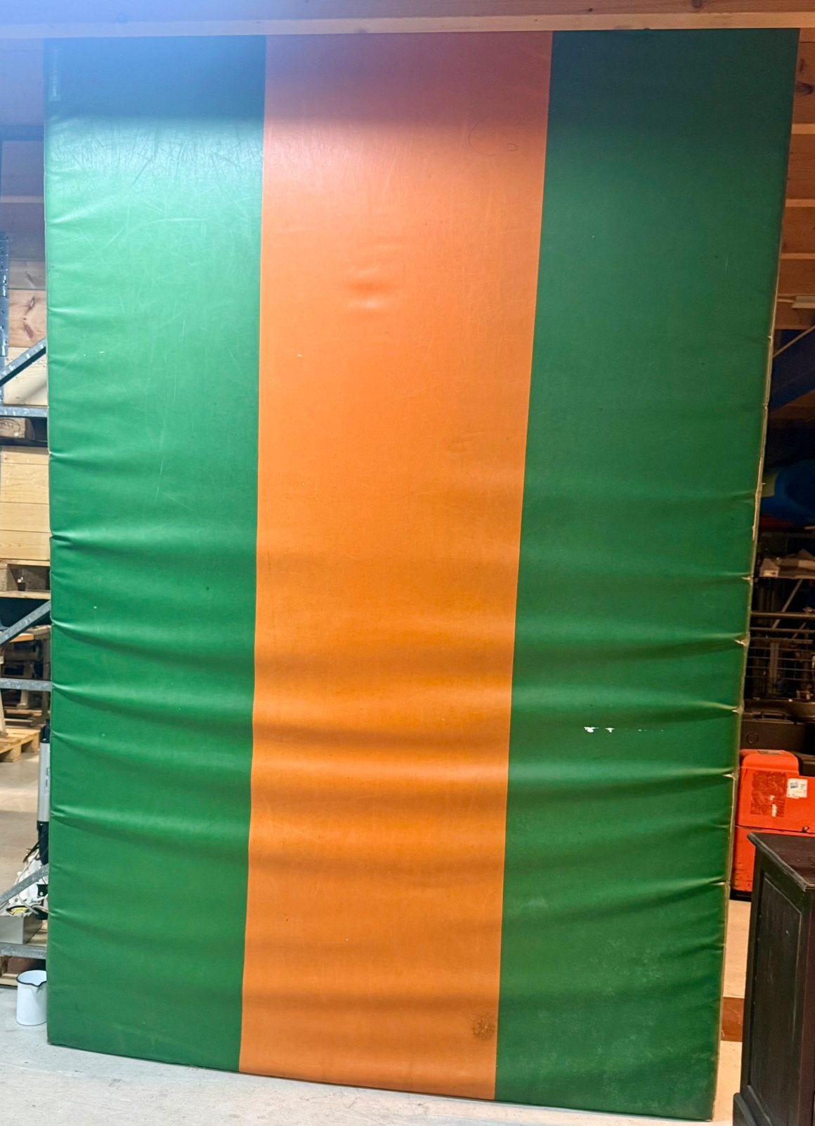 Janssen-Fritsen valmat / landingsmat 300x200x30 cm, Sport en Fitness, Ophalen, Gebruikt, Oranje