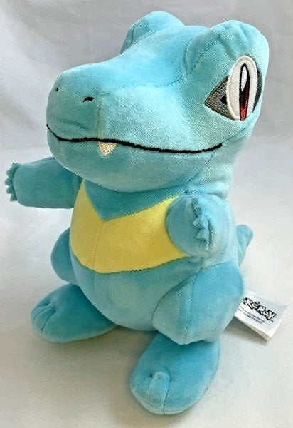 Jouet en peluche Pokemon Jazwares Totodile 20 cm, Bleu, Comme neuf, Autres types, Envoi