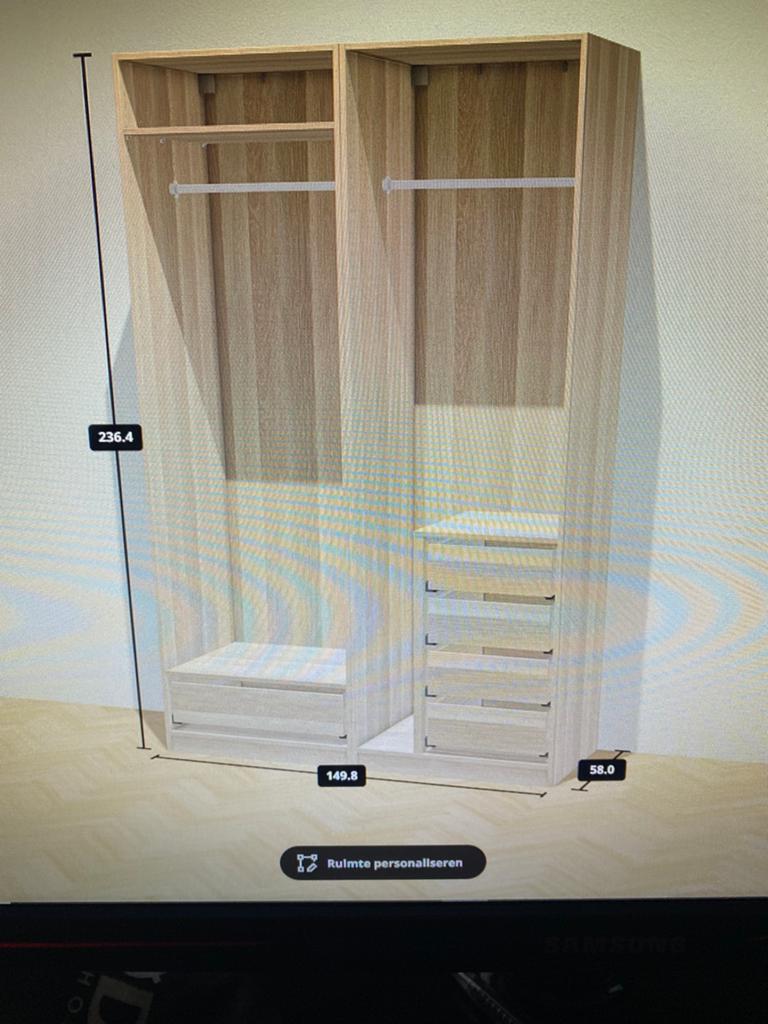 Kast IKEA, Ophalen, Zo goed als nieuw, Glas