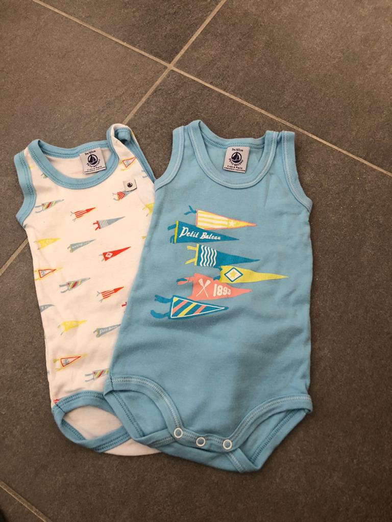 Body’s, Petit Bateau, maat 62, Kinderen en Baby's, Ophalen of Verzenden, Zo goed als nieuw