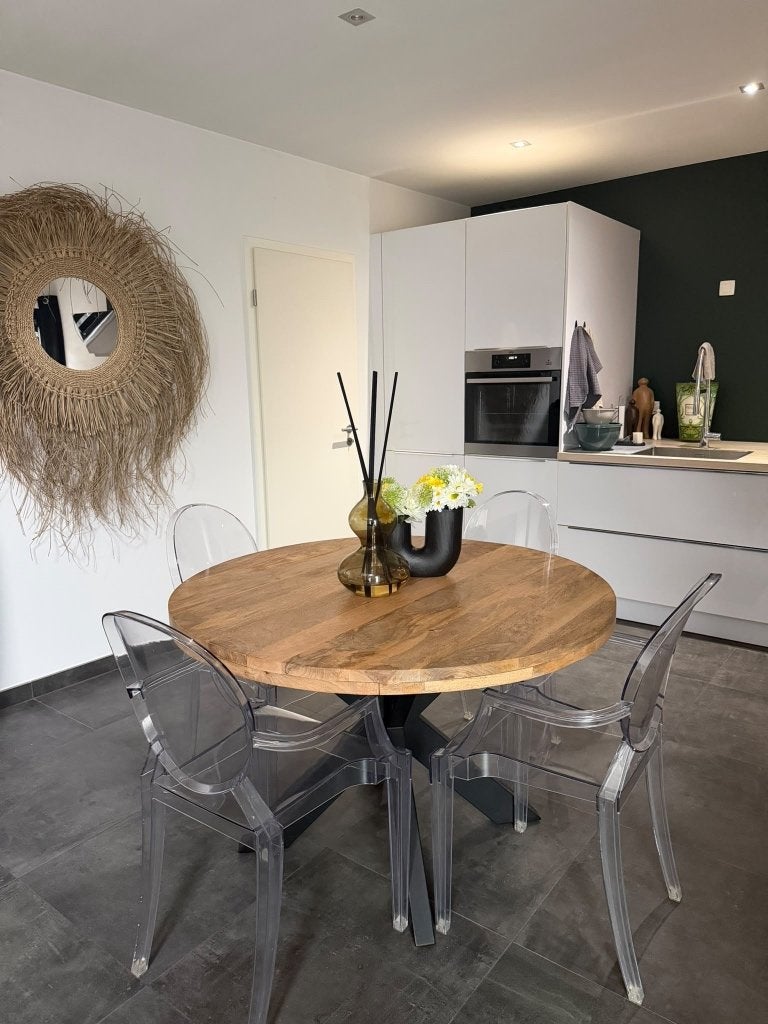 Table de salle à manger, Maison & Meubles, 100 à 150 cm, Quatre personnes, Rond, 100 à 150 cm