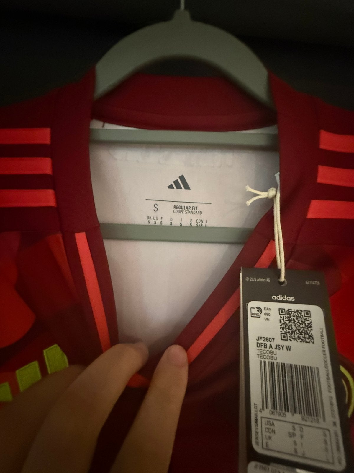 Maillot de foot Allemand 2024 Euro, Taille S, Enlèvement ou Envoi, Comme neuf, Maillot