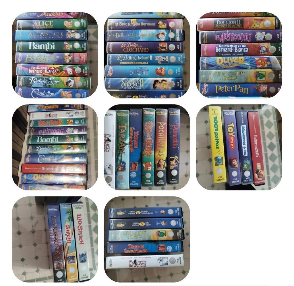 VHS TAPE JACKPOT — DISNEY + TEKENFILMS, Ophalen