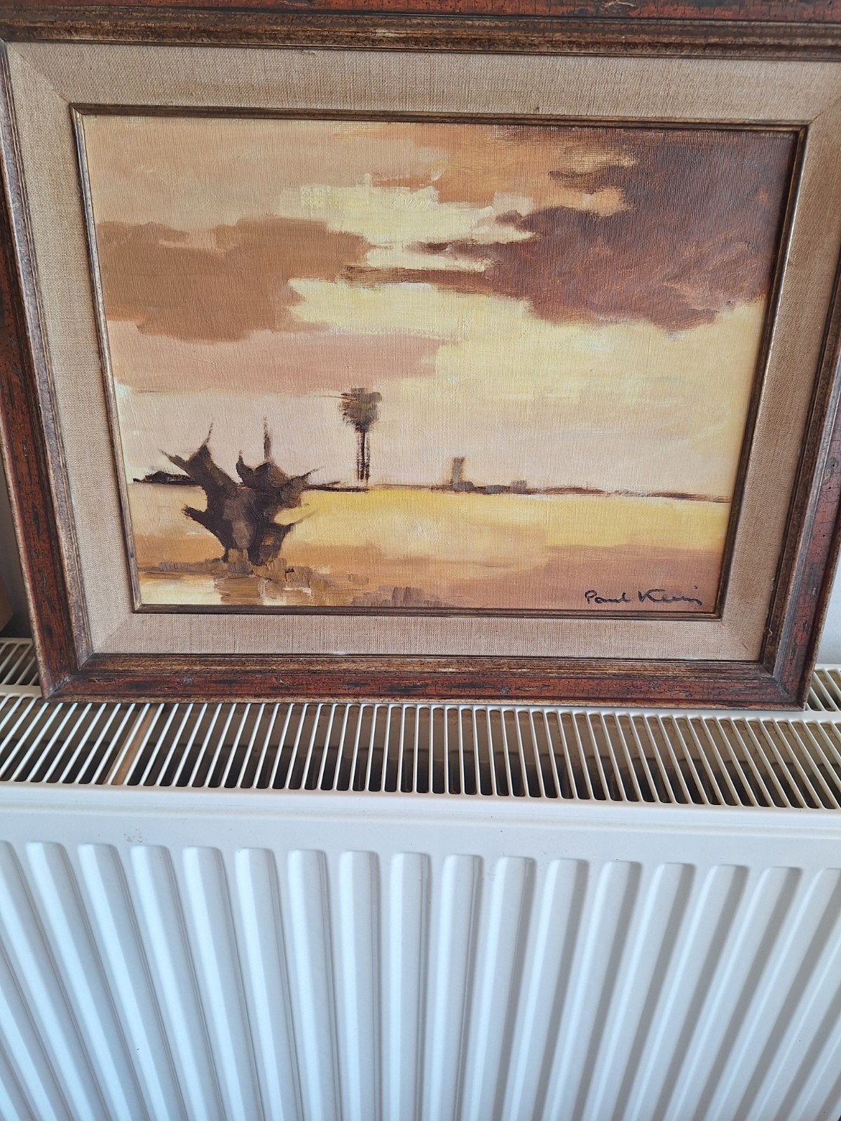 schilderij paul klein, Ophalen of Verzenden, Doek