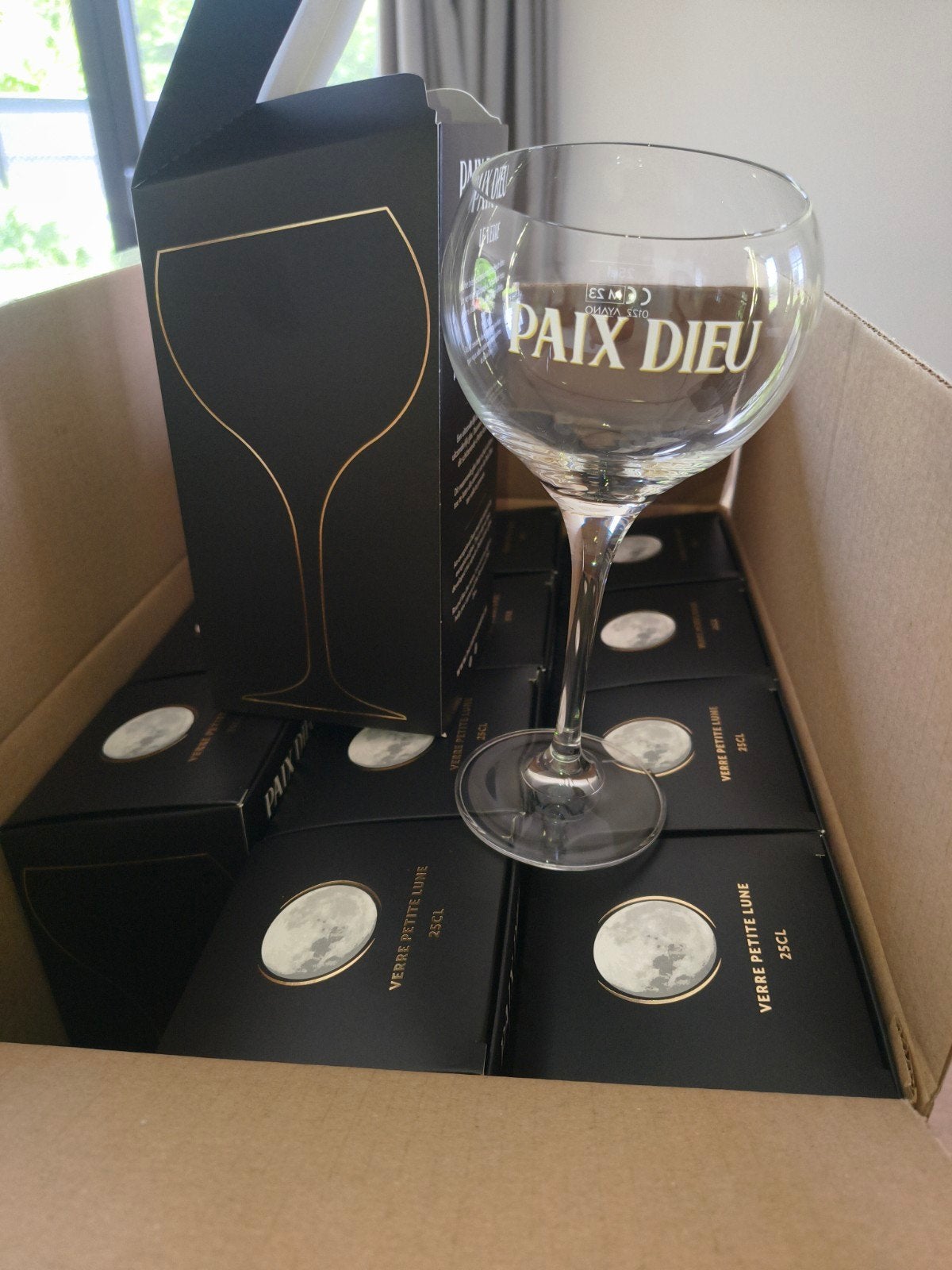 Paix dieu glas 25 cl, Collections, Verres & Petits Verres, Enlèvement