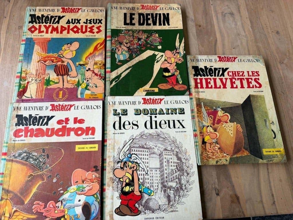 Lot de 5 albums Astérix anciens (années 1970) – 100 €, Livres, Plusieurs BD, Dargaud, Enlèvement, Utilisé
