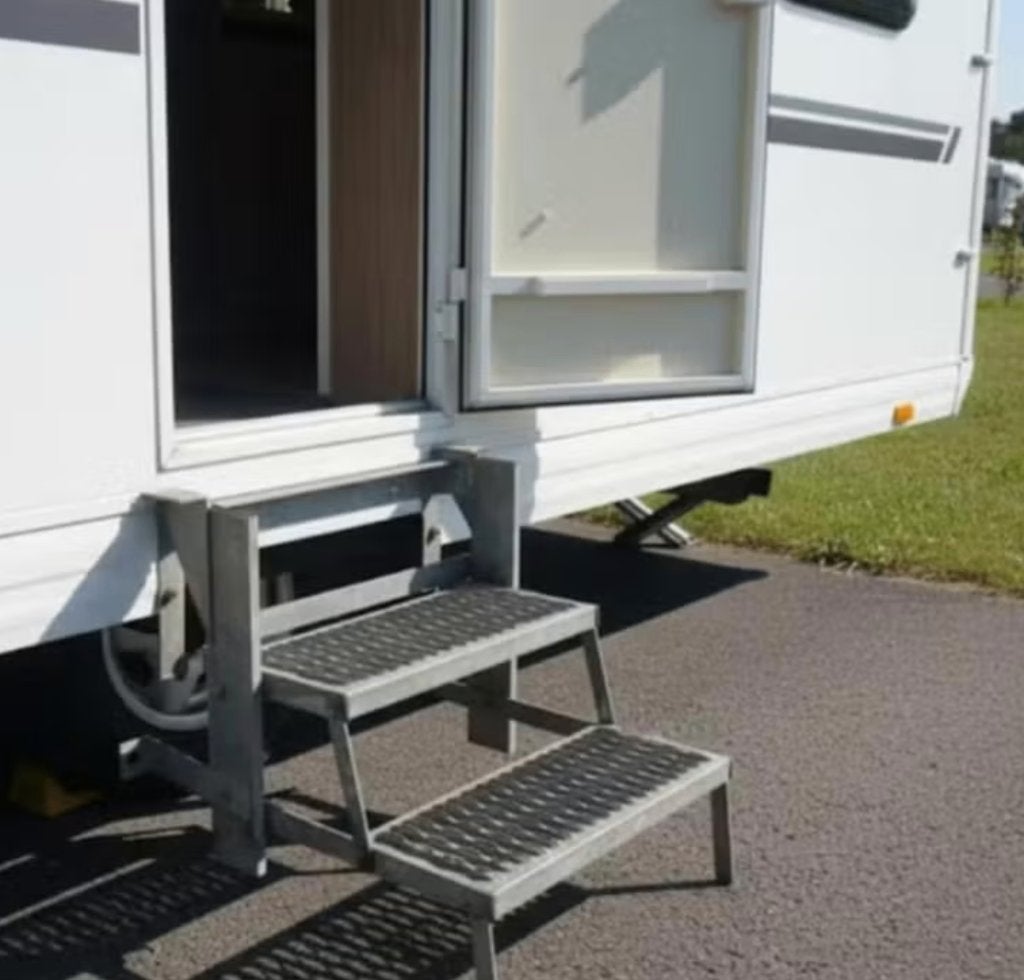 camper mobile home trapje, Caravanes & Camping, Enlèvement
