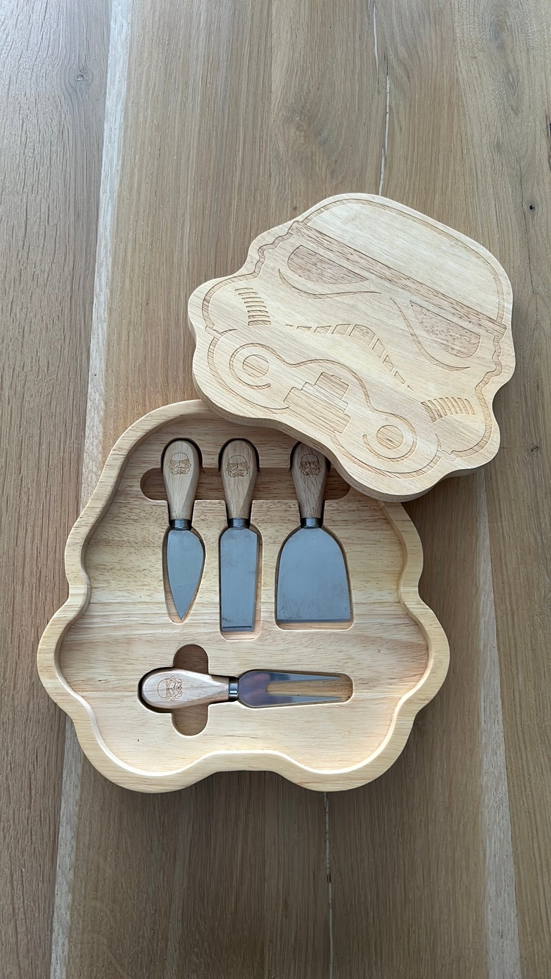 Original Stormtrooper kaasboard & Knife Set, Collections, Enlèvement ou Envoi, Comme neuf, Ustensile