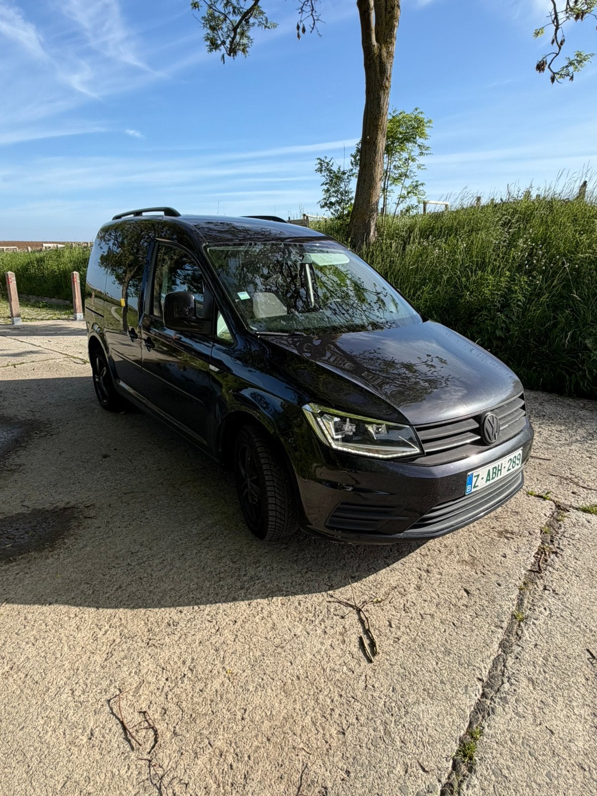 VW caddy 2.0 tdi facelift, Auto's, Stof, Euro 6, Volkswagen, Zwart