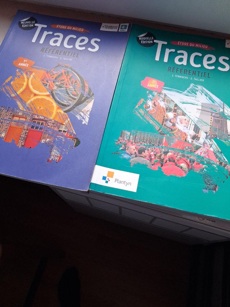 Livres scolaires Traces 1er er 2 ème année, Livres, Enlèvement, Comme neuf, Enseignement secondaire inférieur