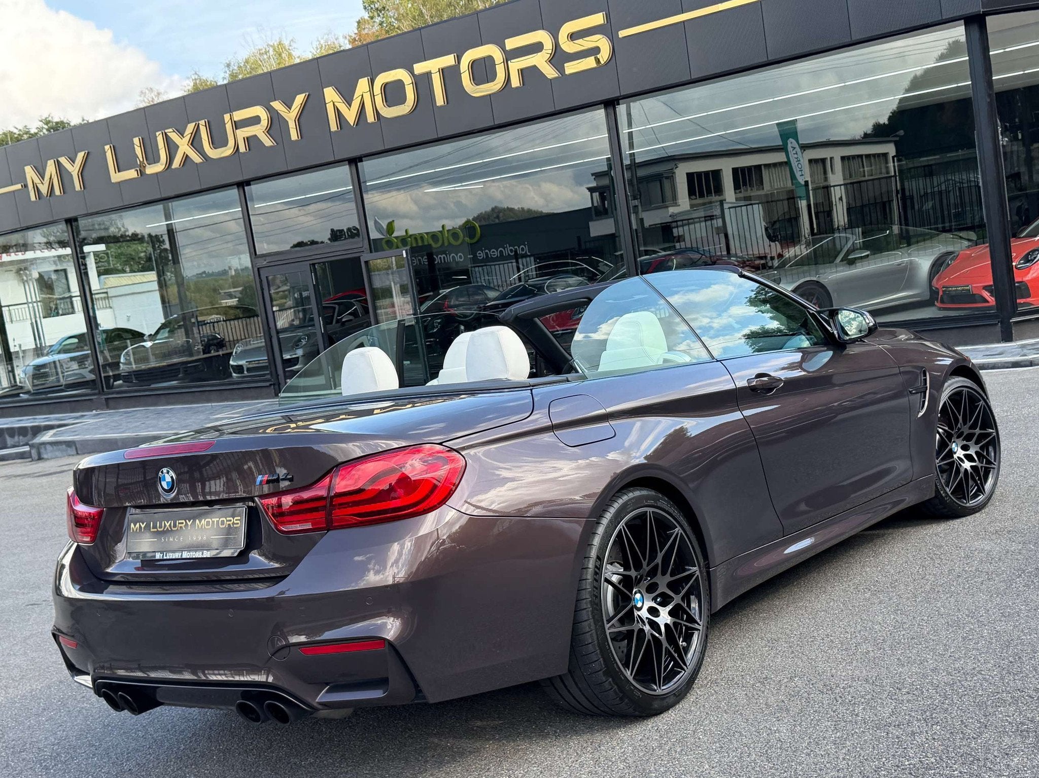 BMW M4 CABRIO | 3.0 COMPETITION 450 CV INDIVIDUAL | CUIR MER, Auto's, Automaat, 4 zetels, Gebruikt, Euro 6