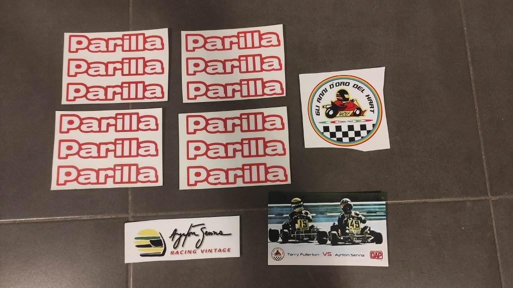 Kart en Parilla stickers, Enlèvement, Neuf, Kart