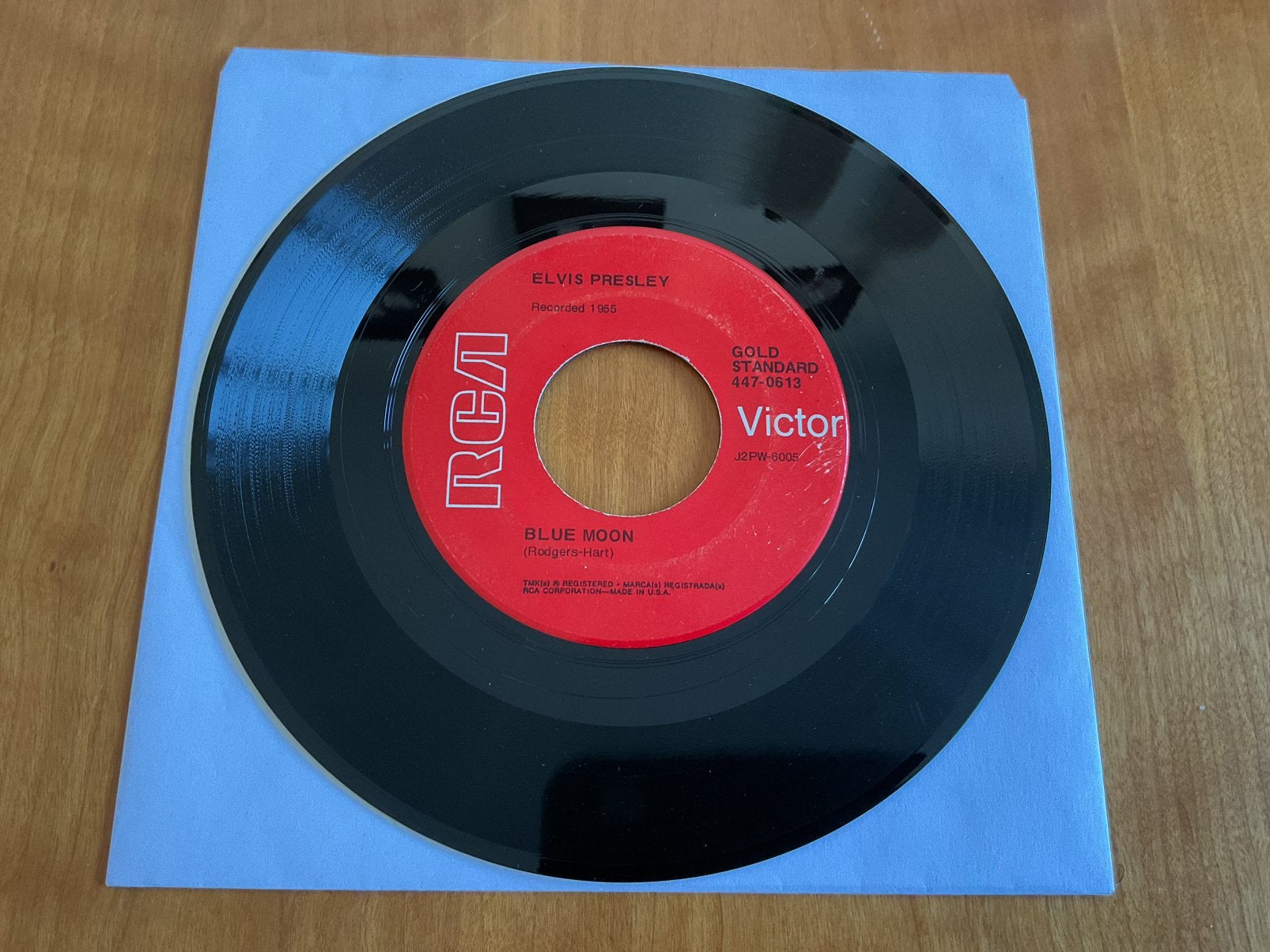 Elvis Presley - Blue Moon / Just Because., Cd's en Dvd's, Ophalen of Verzenden, Gebruikt