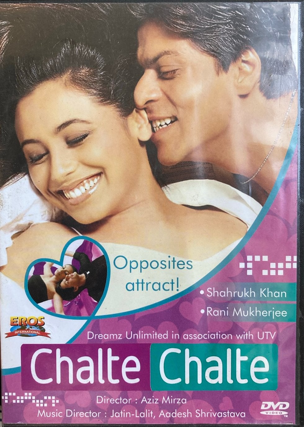 Chalte chalte (Bollywood) fr eng hindi, CD & DVD, Enlèvement ou Envoi, Comme neuf