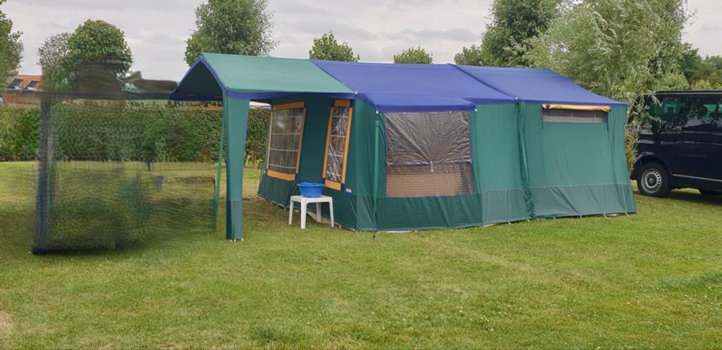Vouwwagen Evasion Cabanon, Caravans en Kamperen, Vouwwagens, Ophalen, Groen, Aanwezig, Cabanon