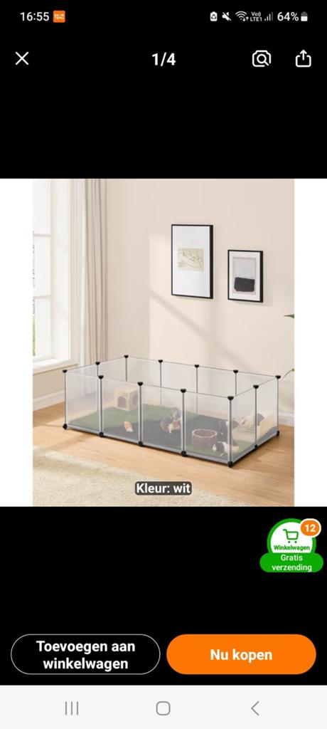 Cavia kooi voor binnenhuis