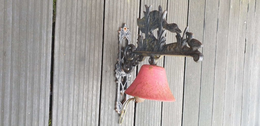 Gietijzeren deurbel met eenden, Tuin en Terras, Ophalen of Verzenden