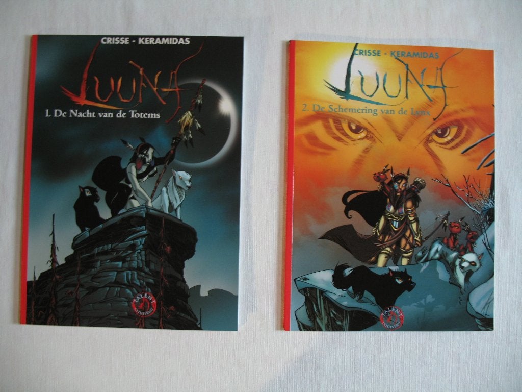 Luuna, 1 & 2, 1ste druk, Crisse - Keramidas, Meerdere stripboeken, Ophalen of Verzenden, Nieuw