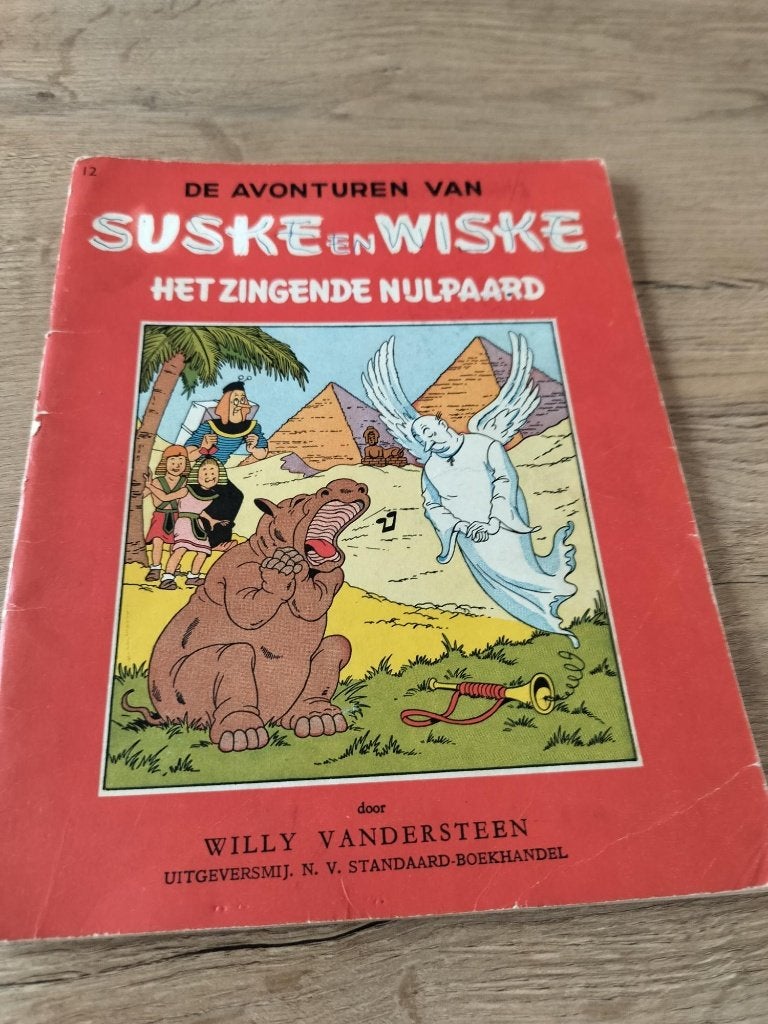 suske en wiske 12 het zingende nijlpaard 1957, Boeken, Ophalen of Verzenden