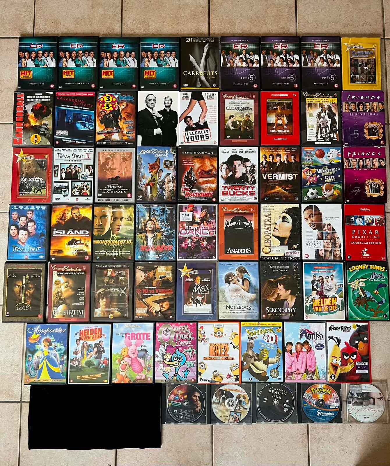 58 dvd’s, Cd's en Dvd's, Ophalen of Verzenden, Zo goed als nieuw