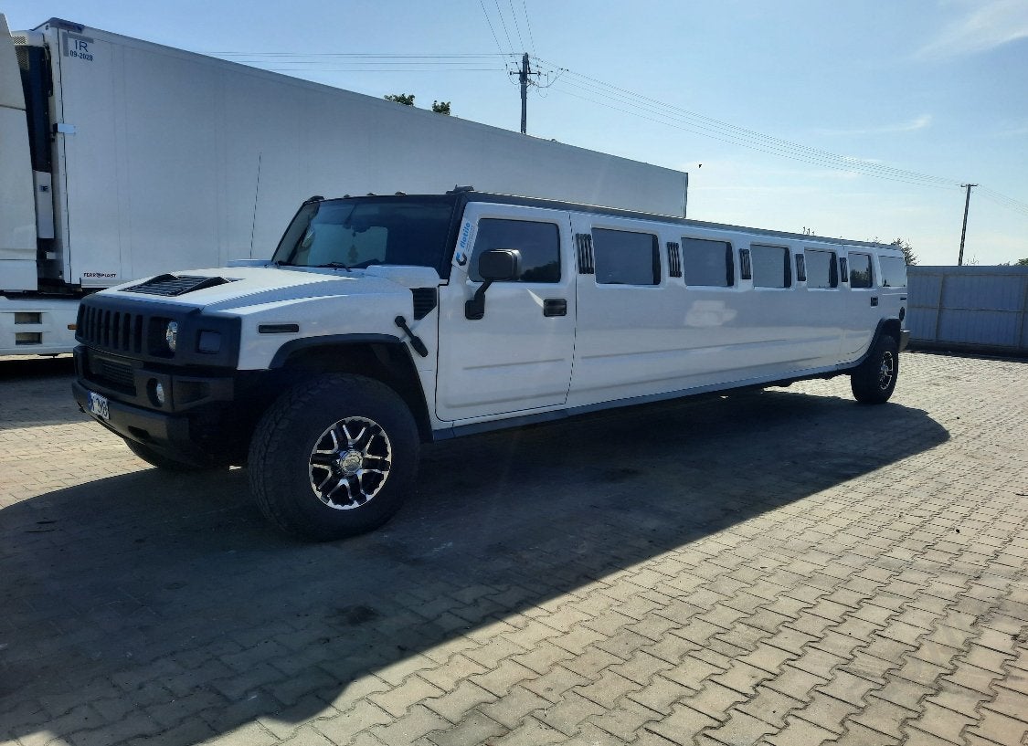 Hummer H2 LIMO, Auto's, Automaat, Wit, Onderhoudsboekje, H2