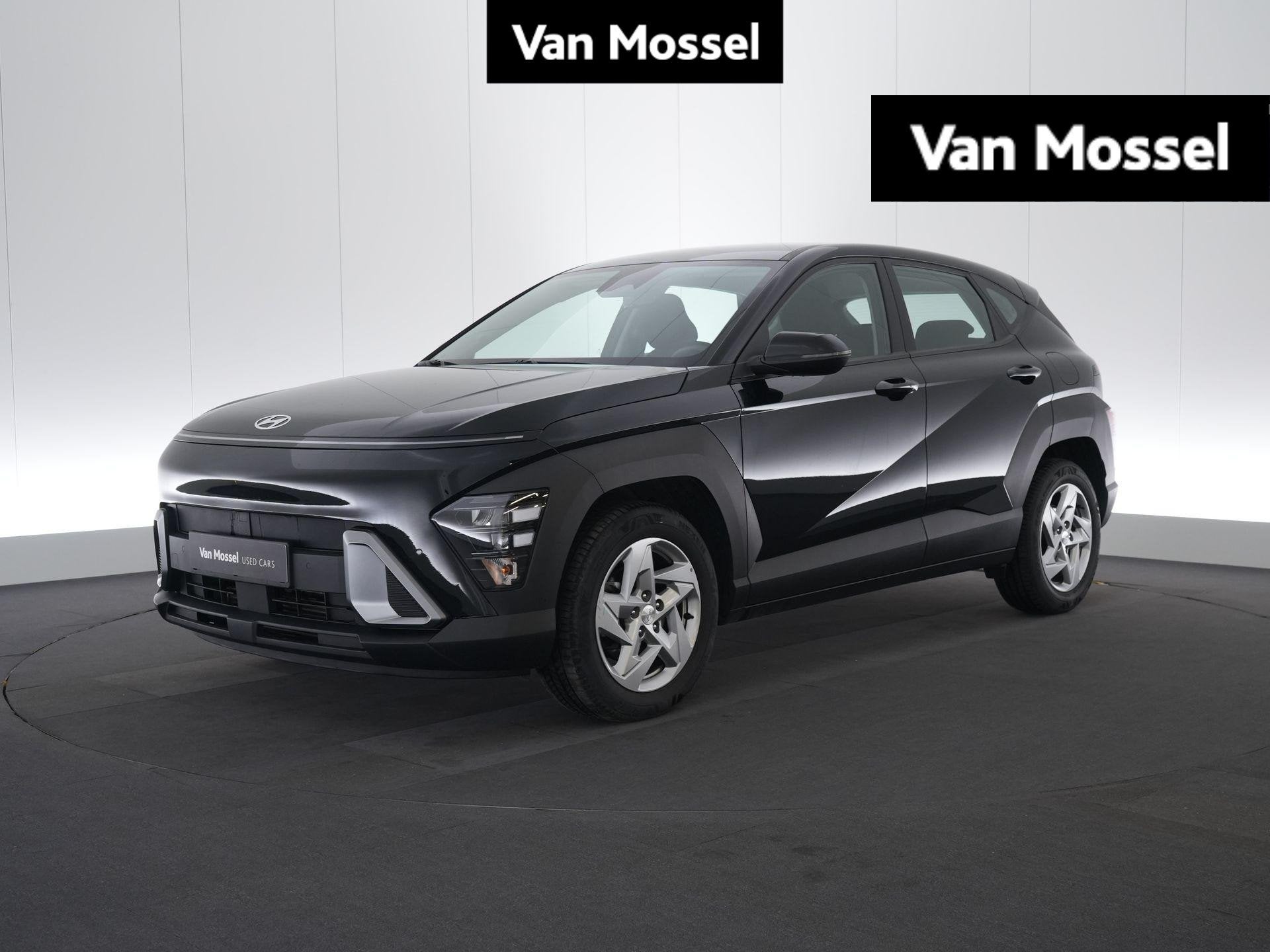 Hyundai Kona 1.6 T-GDI Techno 48V 7-DCT, Auto's, Dealer onderhouden, Stof, Gebruikt, Zwart
