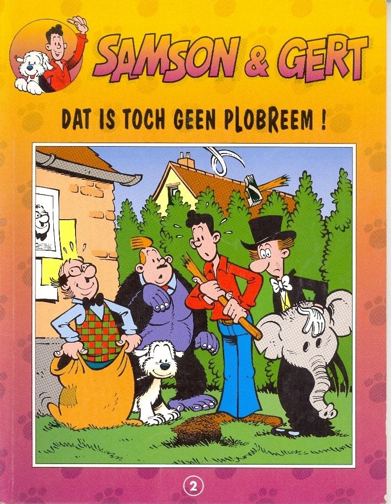 4 strips van Samson & Gert., Plusieurs BD, Enlèvement ou Envoi, Utilisé