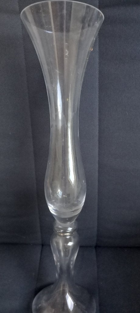 Vase, Convient pour fleurs séchées, Transparent, 49 cm, Verre